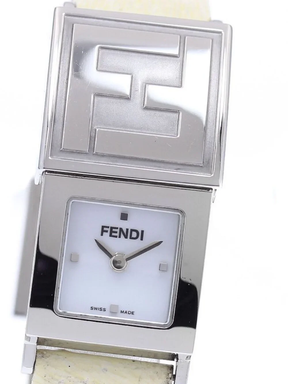 FENDI Secret 2 time zone 5500L white Dial Quartz Ladies Watch_971494